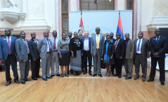 19 April 2018 The Head of the PFG with the Countries of Sub-Saharan Africa and the delegation of the Kenyan National Defence College